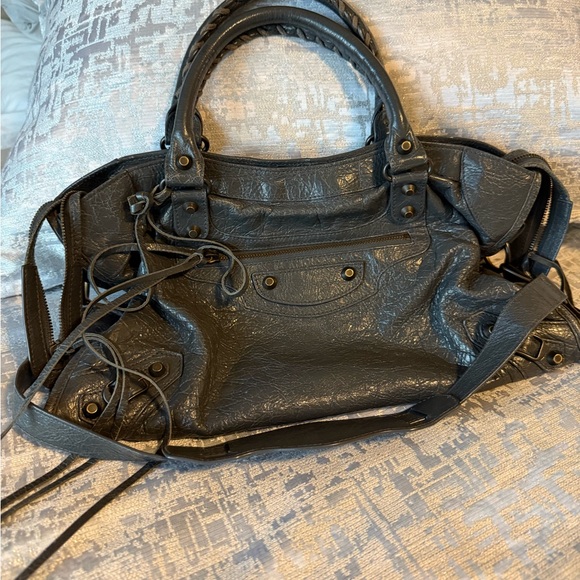 Balenciaga Gris Tarmac City Bag - Picture 12 of 12